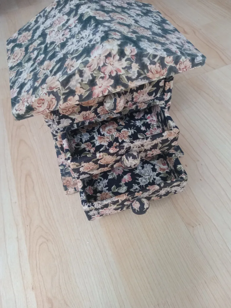 Floral Patterned Mini Drawer Set image indicator(2)