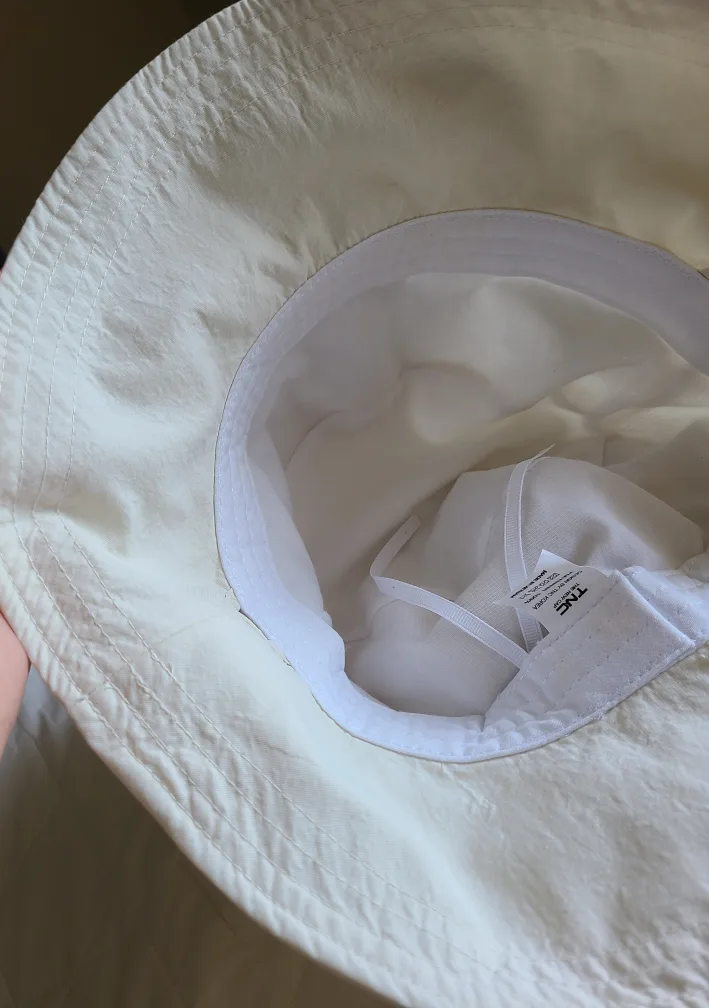 Cream Bucket Hat with Tie Detail image indicator(4)