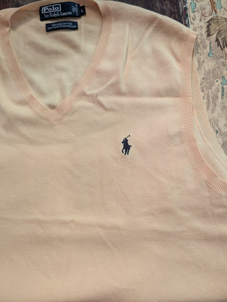 Polo by Ralph Lauren Pima Cotton Sweater Vest - L