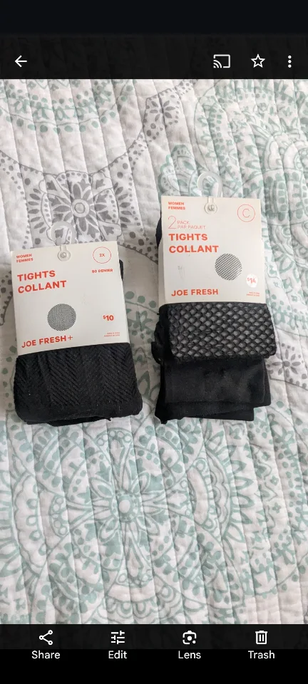 Joe Fresh Tights Collant - 2 Pack thumbnail