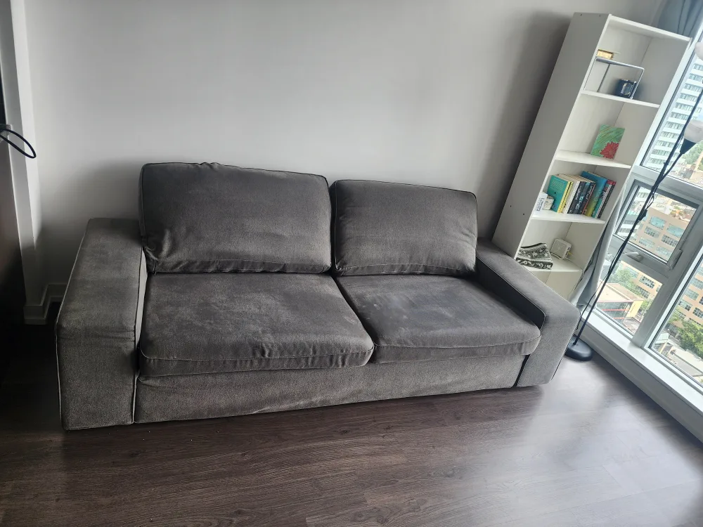 Grey 2-Seat Sofa image indicator(2)