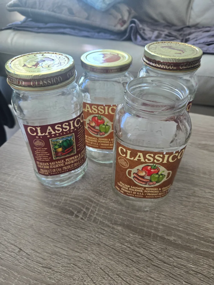 Classico Pasta Sauce Jars - 4 Empty thumbnail