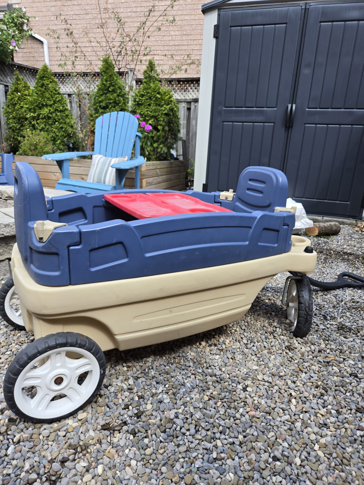 Step2 Wagon for Two - Blue/Tan - photo 2