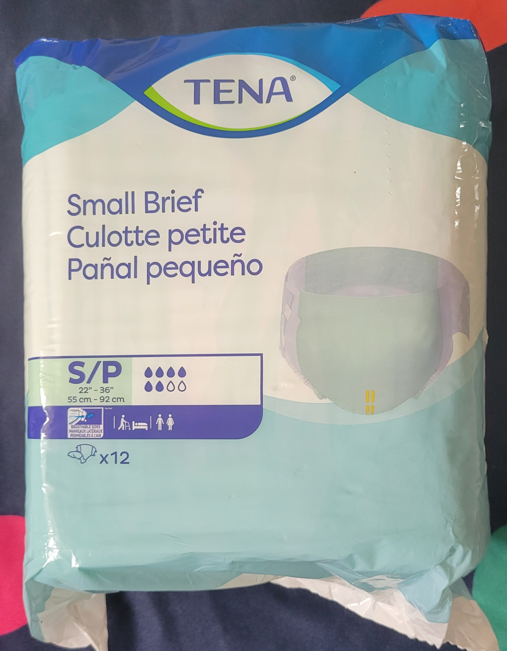 Postpartum Underwears: TENA SMALL BRIEFS : 4 Packs