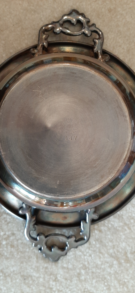 Vintage Poole Silver Co. Butter Dish - photo 4