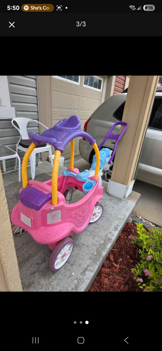 Little Tikes Princess Horse & Carriage Ride-On - photo 3