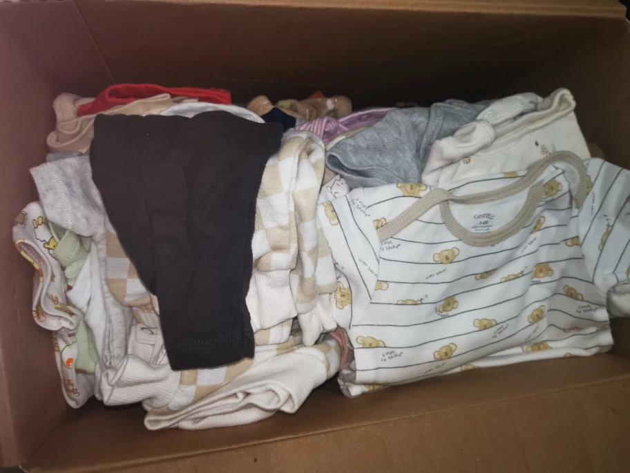 Box of Baby Clothes - 0-6m