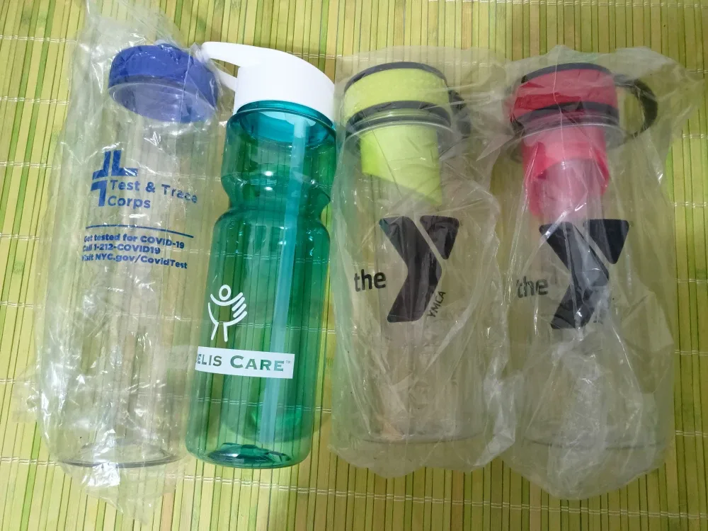 Assorted Water Bottles: Test & Trace, Elis Care, YMCA🧡 thumbnail