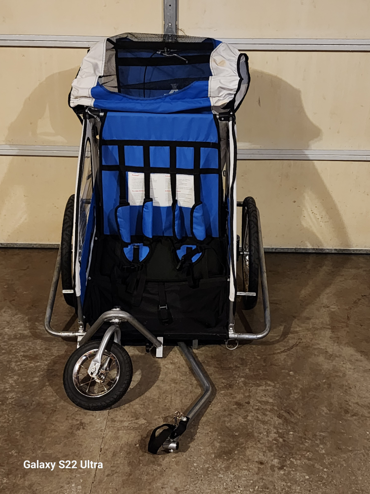 Aosom Bike Trailer - Blue & White - photo 3