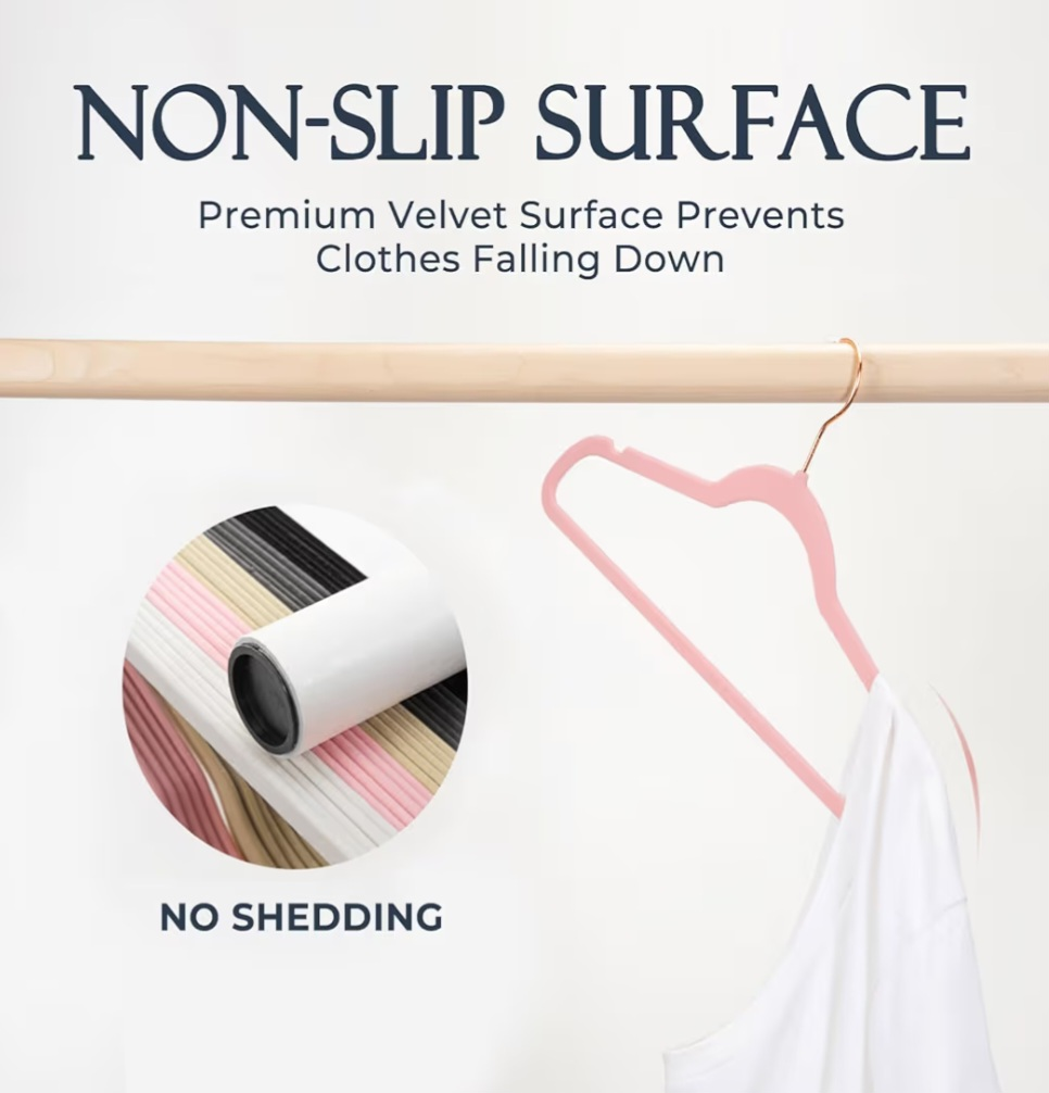 House Day Premium Velvet Hangers - 30 Pack - photo 3