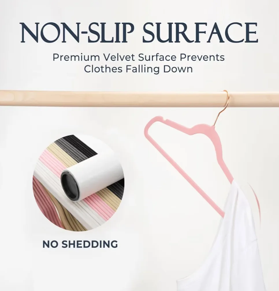 House Day Premium Velvet Hangers - 30 Pack image indicator(3)