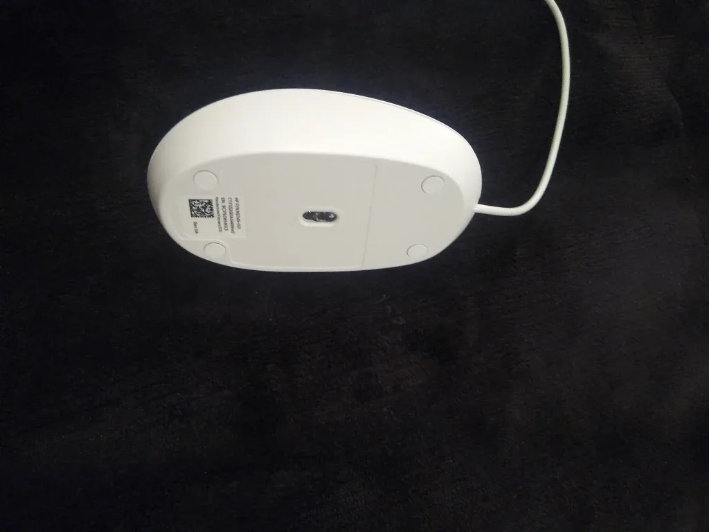 Brand new HP White Wired Optical Mouse image indicator(2)