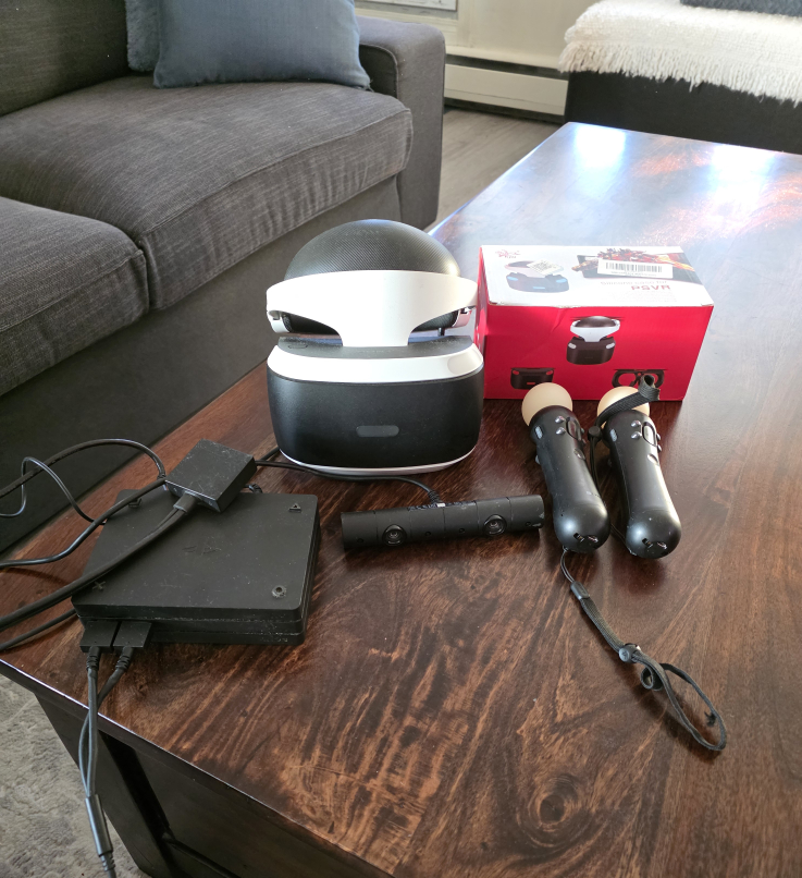 PlayStation 4 VR Headset with Move Controllers