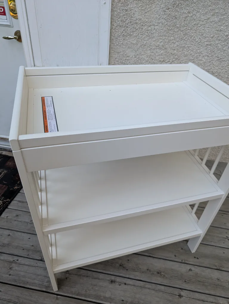 IKEA Gulliver Changing Table - White thumbnail