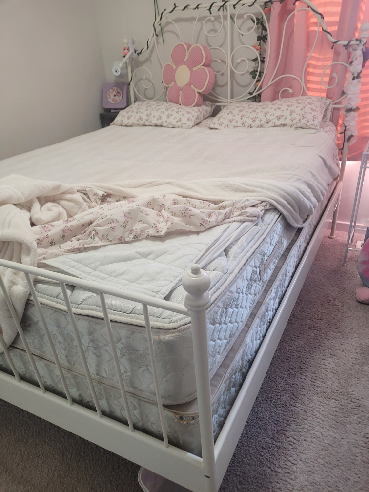 Bed and Double Mattress
