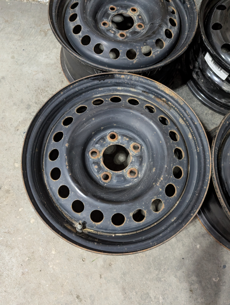 (4)-16 Inch Steel Rims 5x114.3 - photo 3