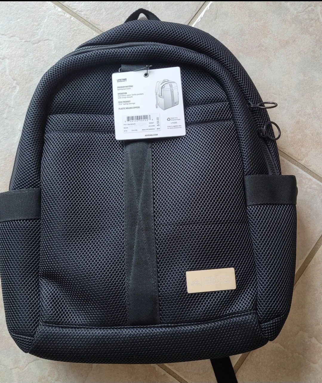 Adidas Black Backpack - New with Tags image indicator(3)