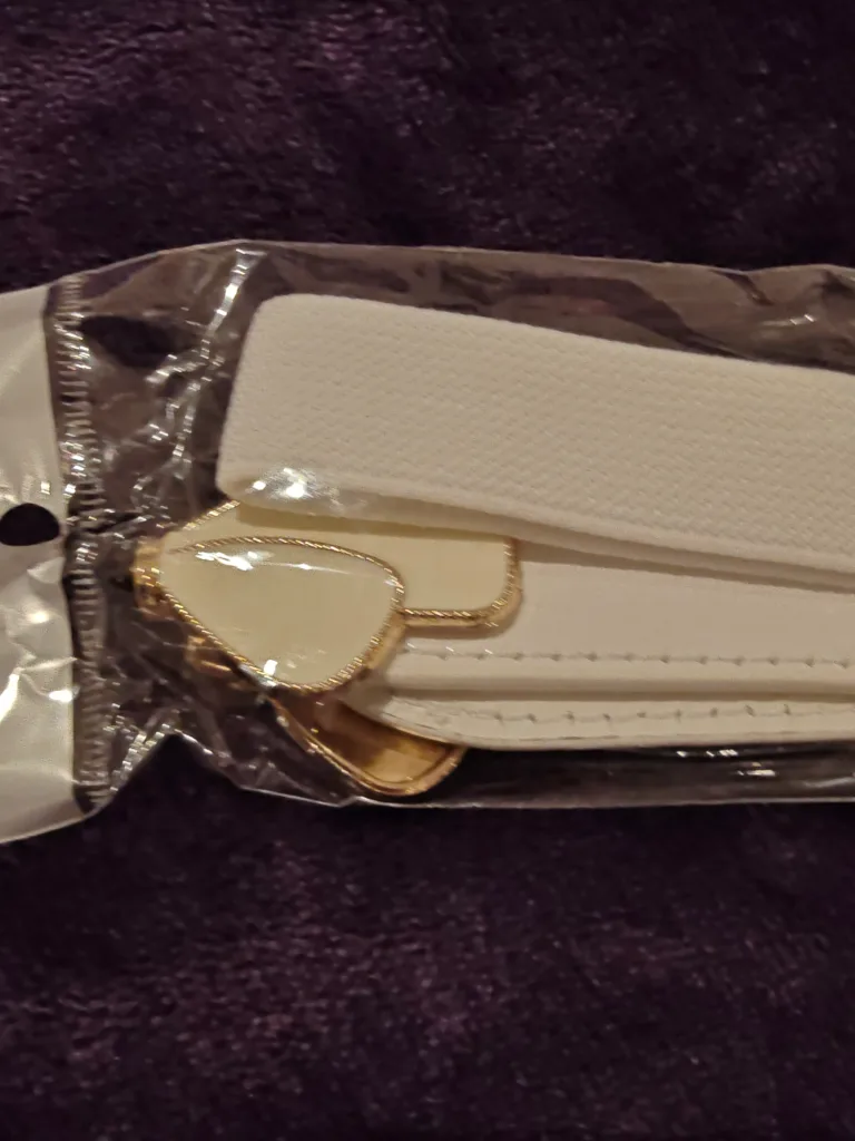 New White Elastic Belt image indicator(3)