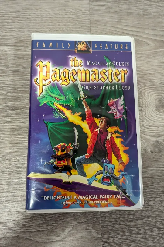 The Pagemaster VHS Tape - Macaulay Culkin Movie thumbnail