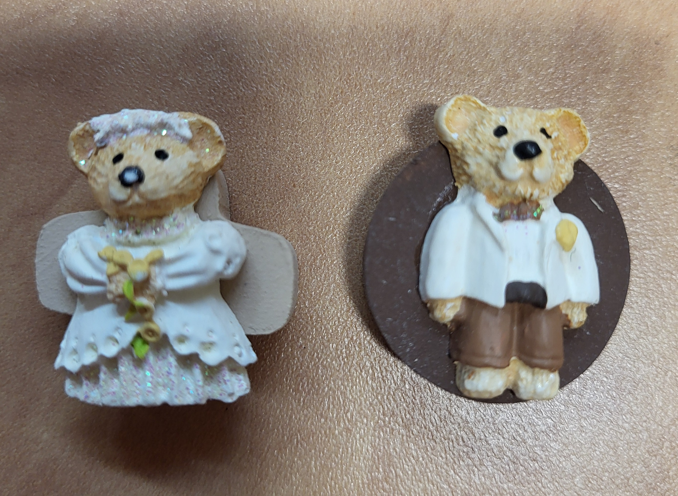 Wooden Tic-Tac-Toe Game with Bear Figures - photo 3