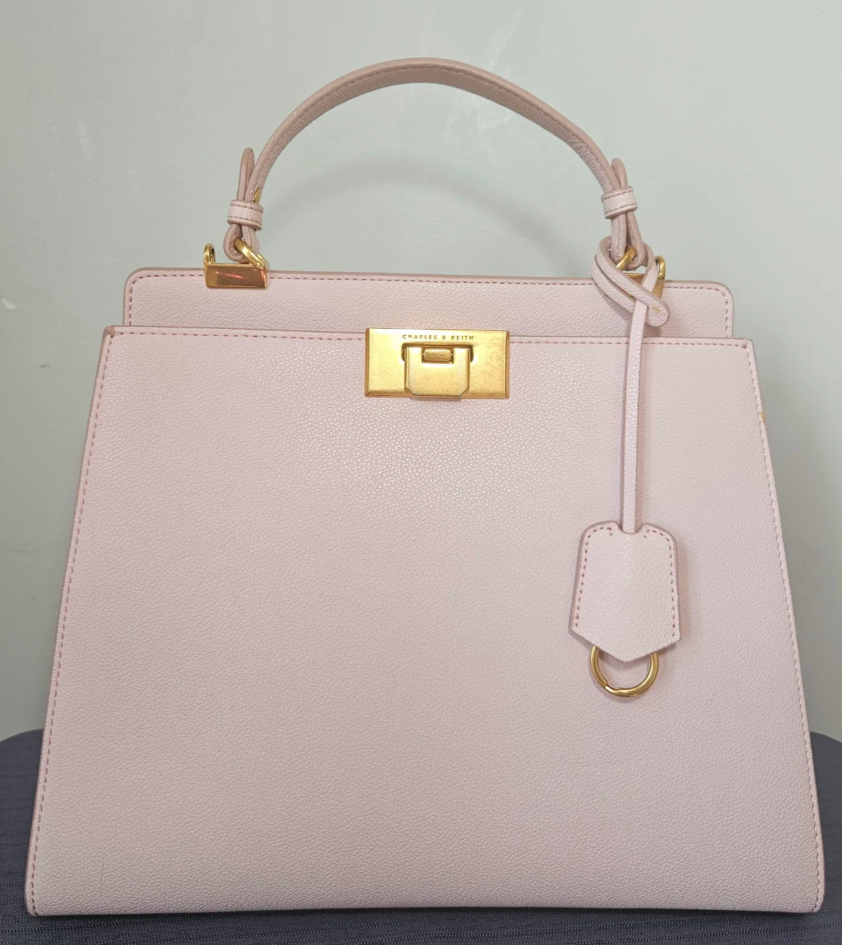 Charles & Keith Pink Top Handle Bag thumbnail
