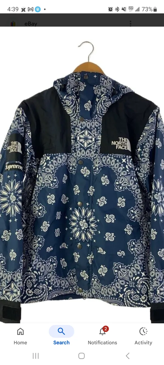 Supreme x The North Face Bandana Jacket thumbnail