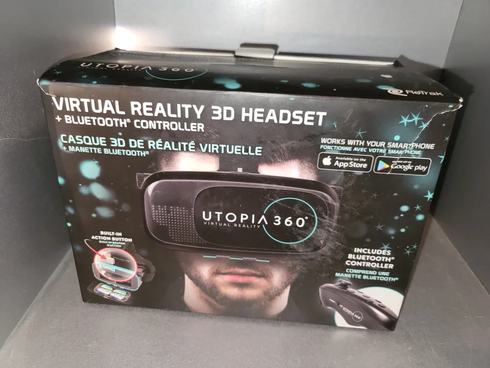 Refrak Utopia 360° VR Headset + Bluetooth Controller thumbnail