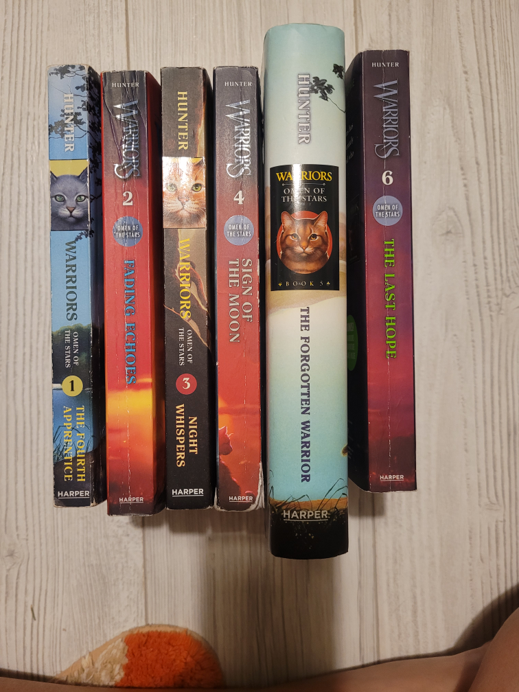 Warriors: Omen of the Stars Series Books 1-6