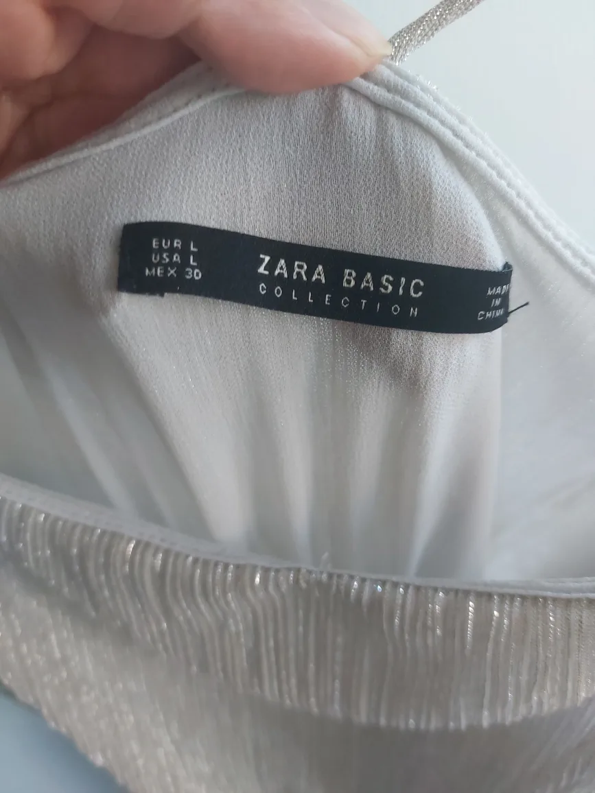 Last chance-Silver Zara Dress - Size L image indicator(3)
