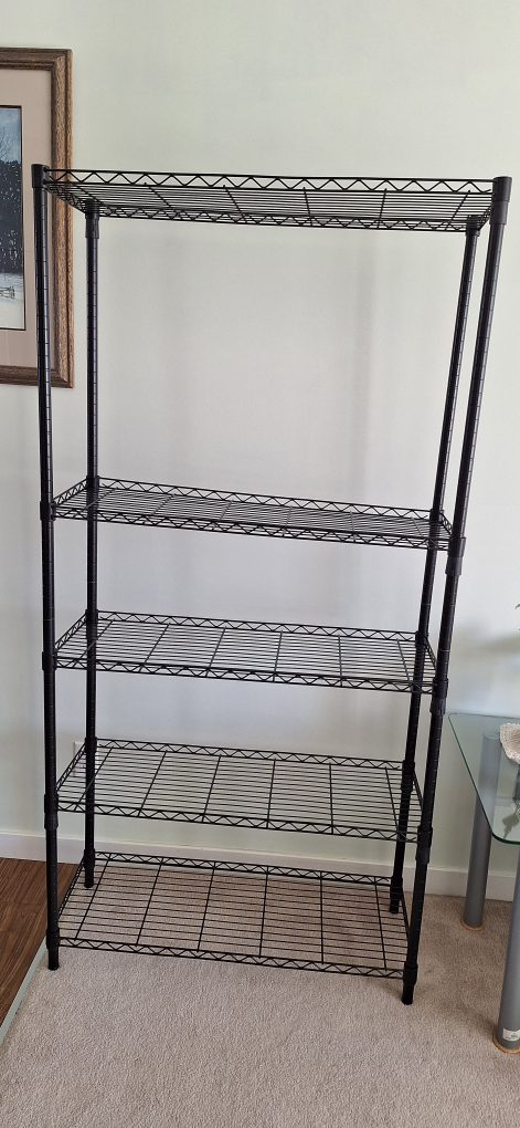 Black Wire Shelving Unit - 5 Tier - photo 2