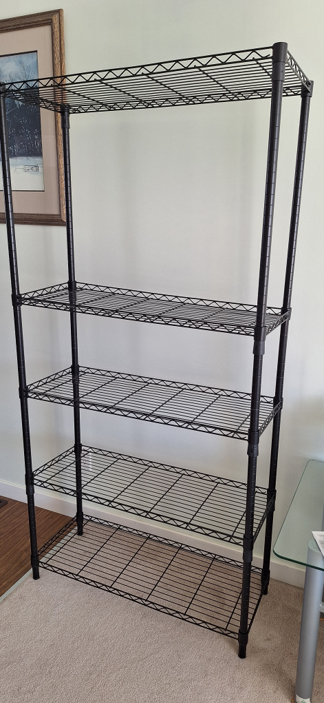 Black Wire Shelving Unit - 5 Tier - photo 3