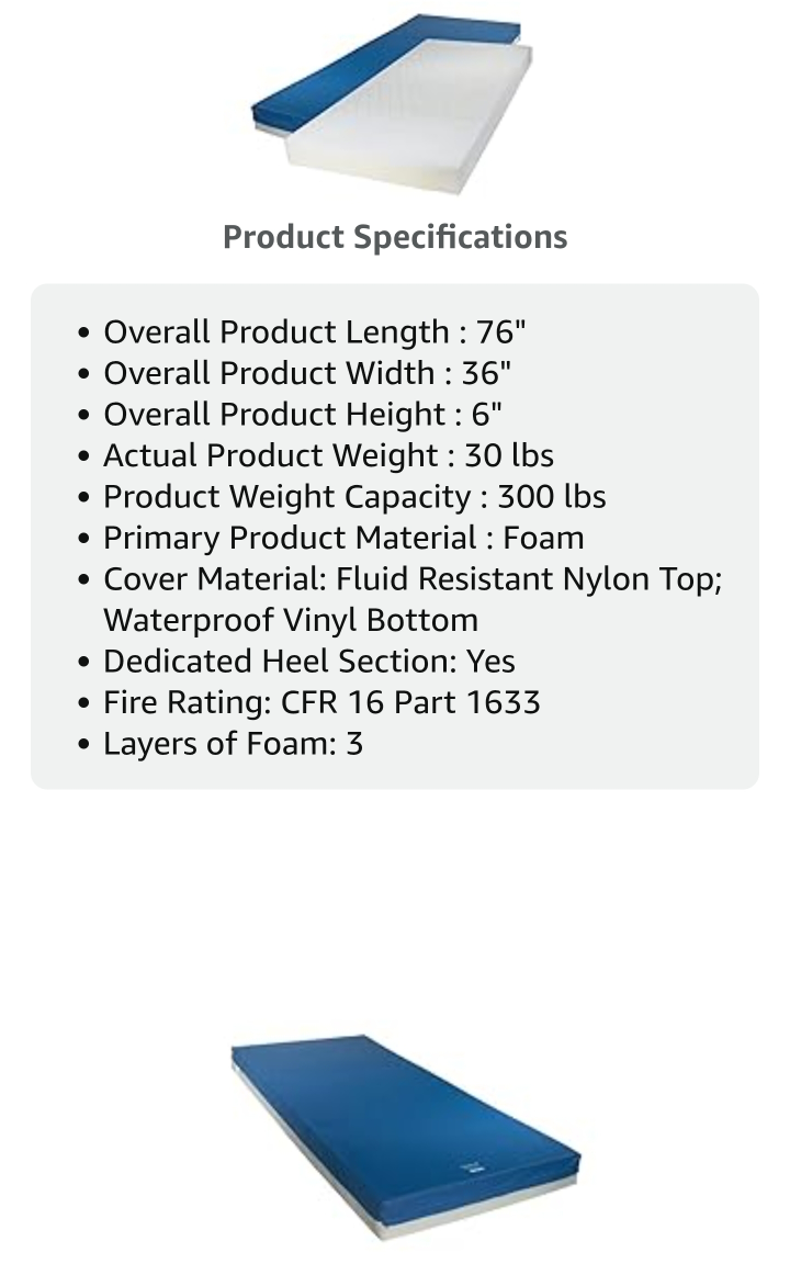 Drive Medical Gravity 7 Mattress - photo 3