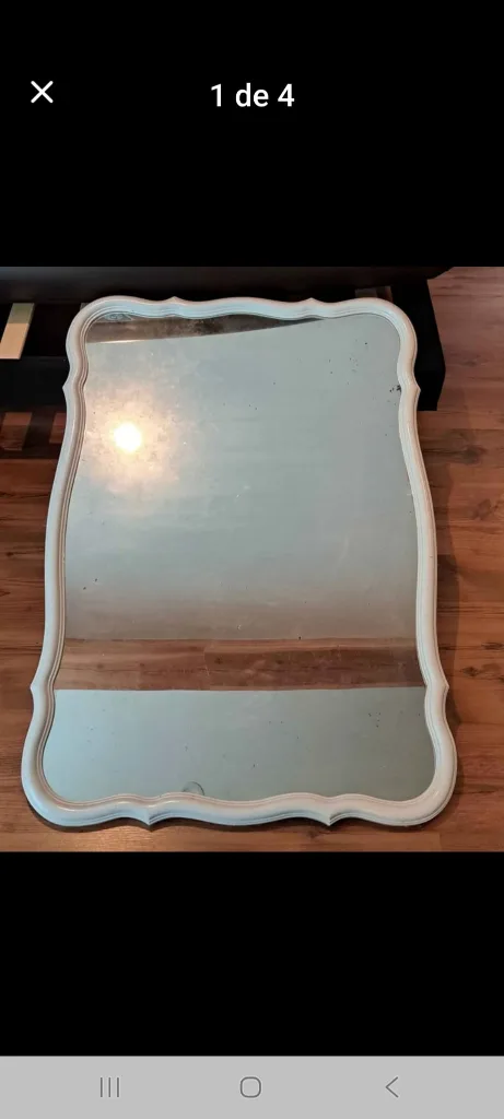 Daveluyville Furniture Mirror - White Frame thumbnail