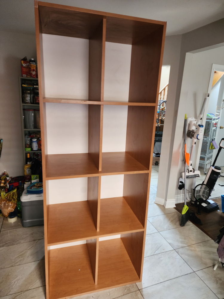 Wood Shelving Unit