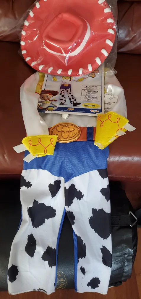 New Disney Toy Story Jessie Costume 3-4T image indicator(3)