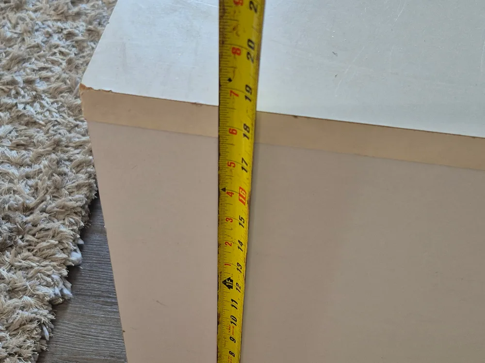 White Storage Cabinet - 20"x26"x16" image indicator(4)