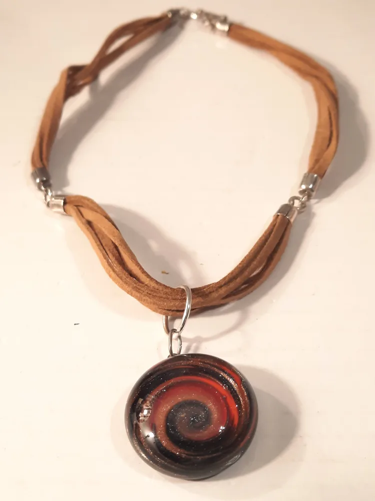 sterling silver  925 murano glass pendant image indicator(3)