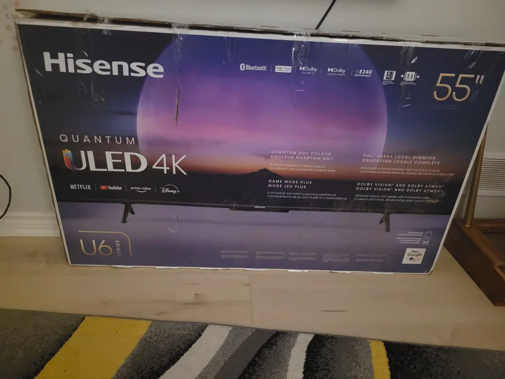 Hisense 55" Quantum ULED 4K TV - U6 Series thumbnail