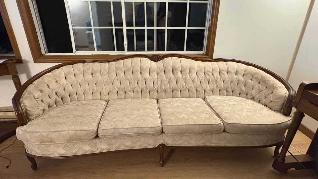 Vintage Cream Sofa