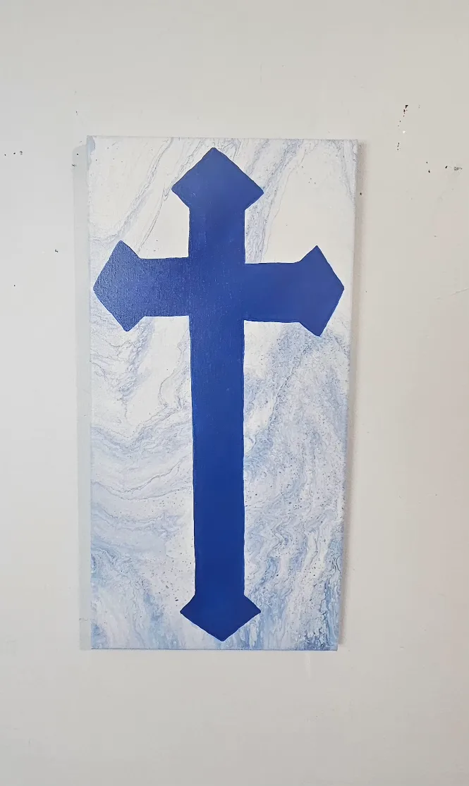 Handmade Cross Canvas Art thumbnail
