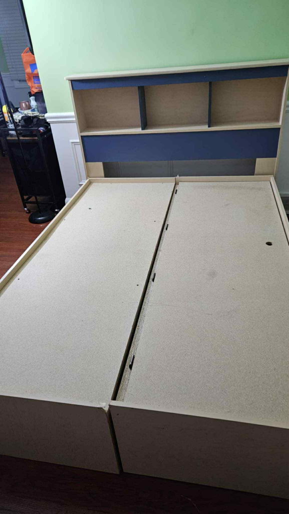 double size Bed frame with headboard - photo 2