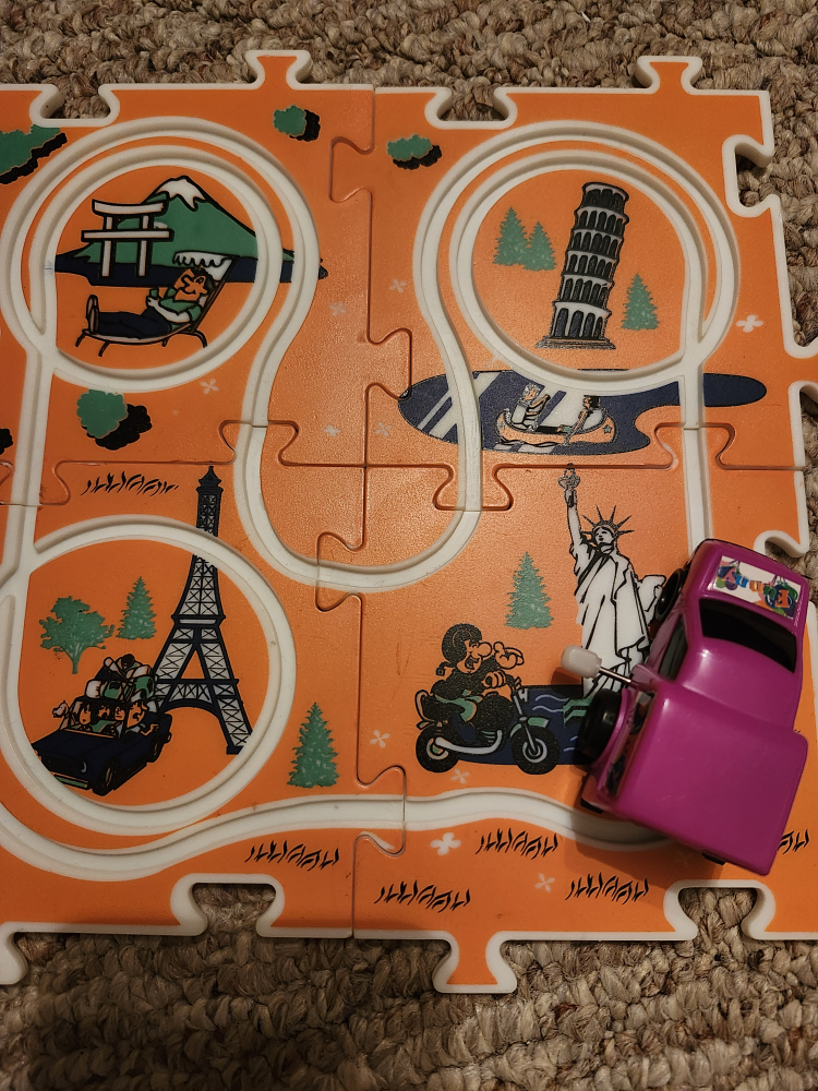 2 Vintage Travel Track Puzzle - photo 2