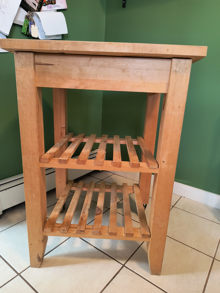 Ikea square wooden storage counter - photo 2
