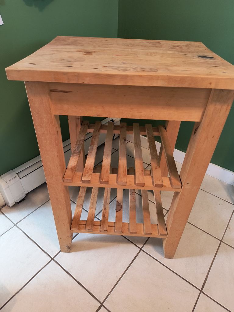 Ikea square wooden storage counter - photo 4