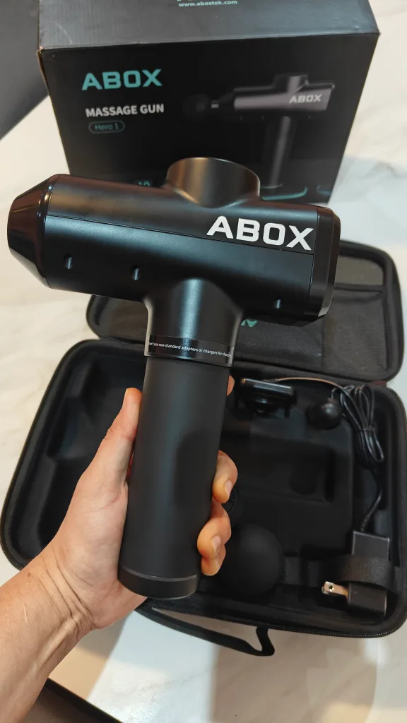 ABOX Massage Gun Hero 1 - Black thumbnail