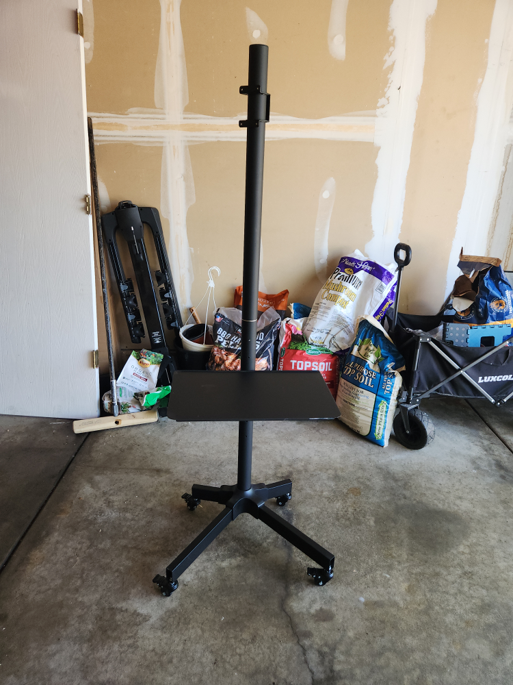 Rolling TV Stand(23-60")with Mount & Shelf - photo 2