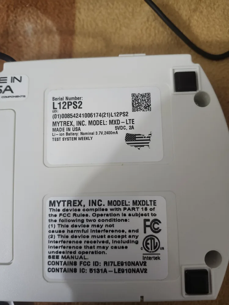 Mytrex MXD-LTE Help Aide System image indicator(4)