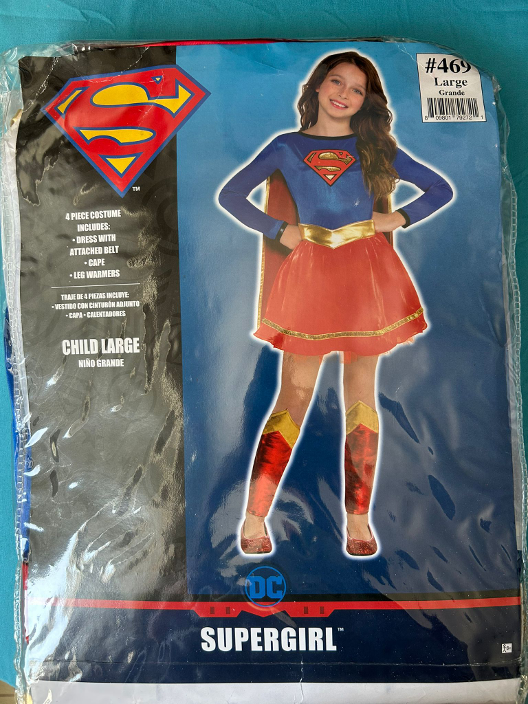 DC Supergirl Child Costume - Large