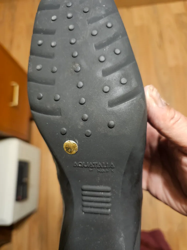 AQUATALIA Black Weatherproof Boots - Size 10 image indicator(6)