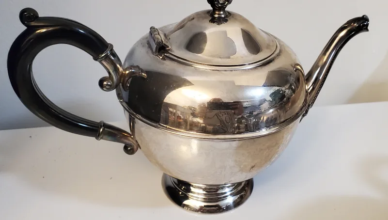 Antique Victorian Plate Silver Tea Set image indicator(2)